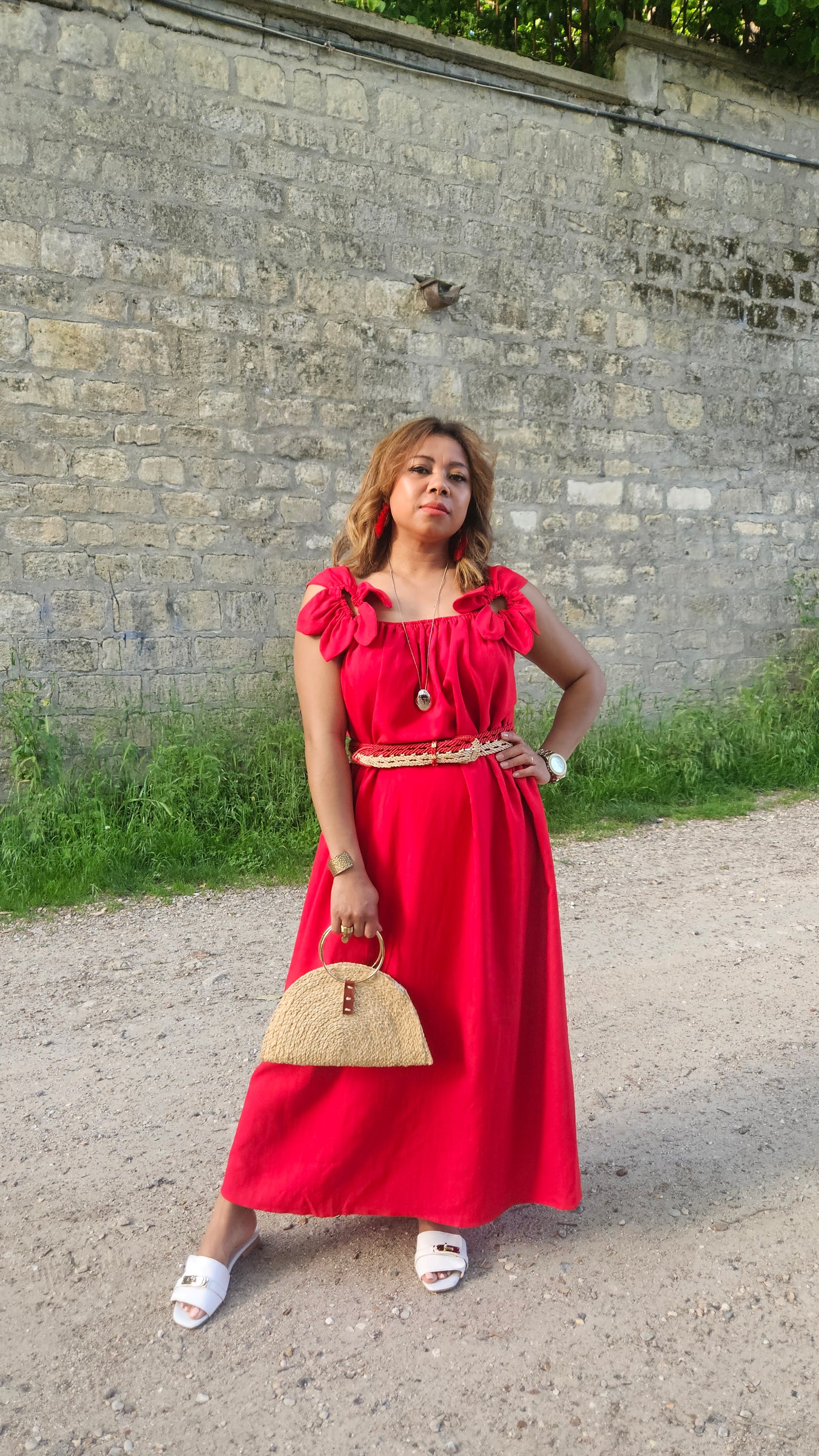 Robe rouge Dalia