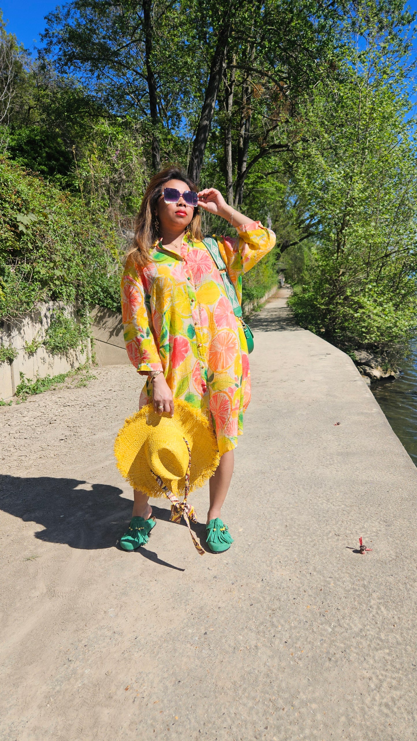Robe multicolore Falya.