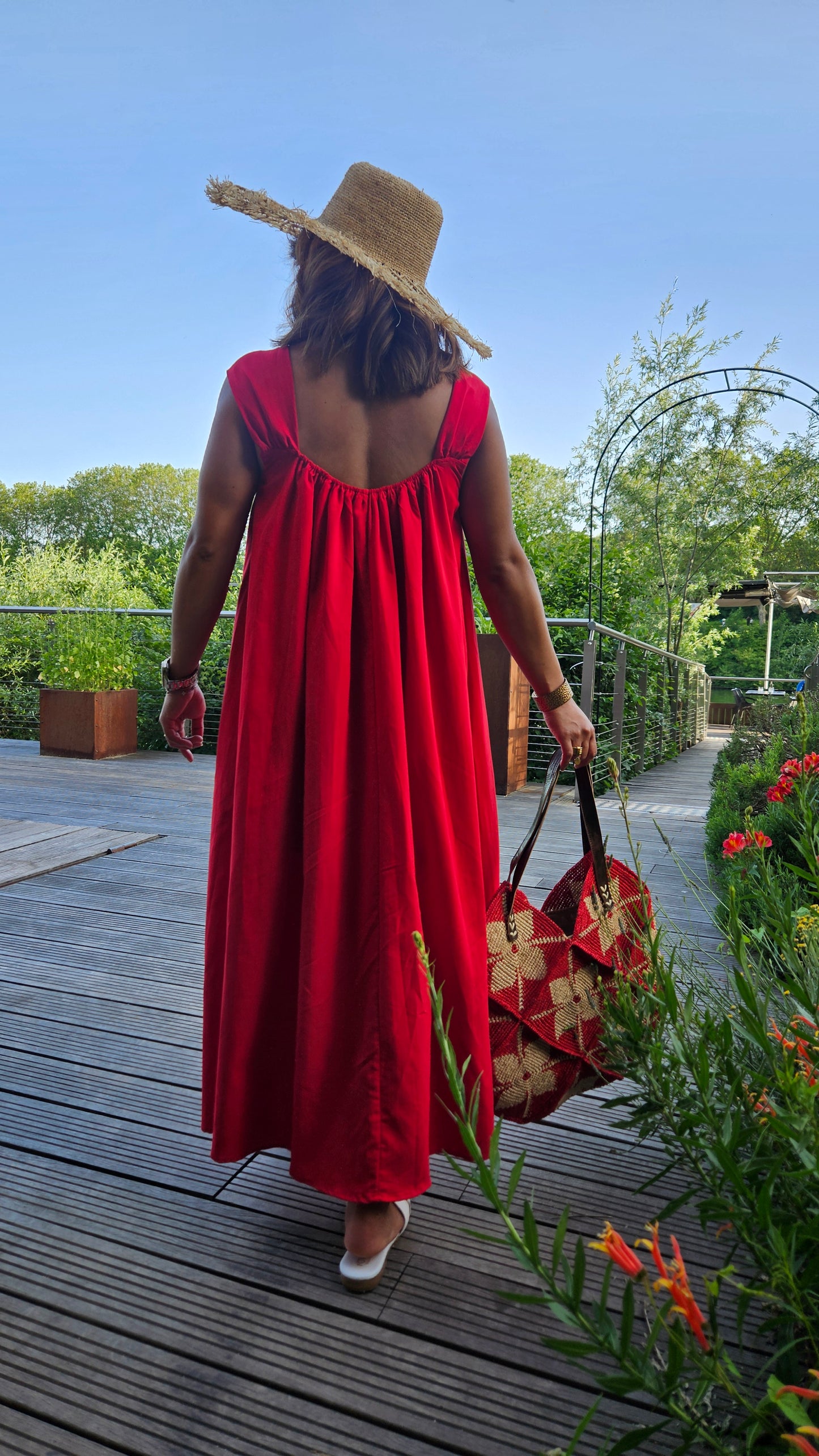 Robe rouge Dalia