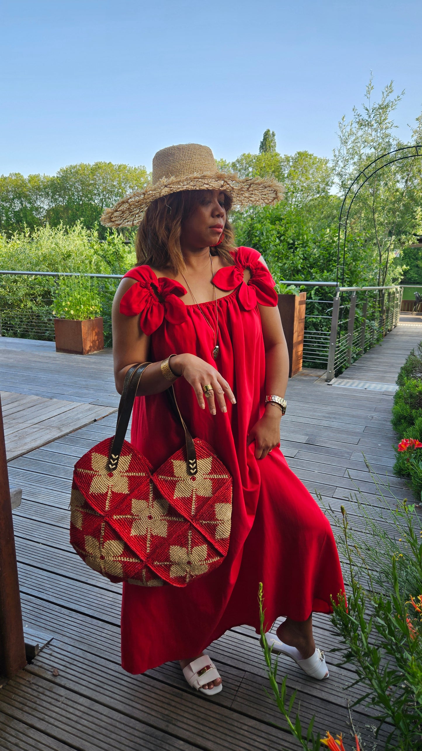 Robe rouge Dalia