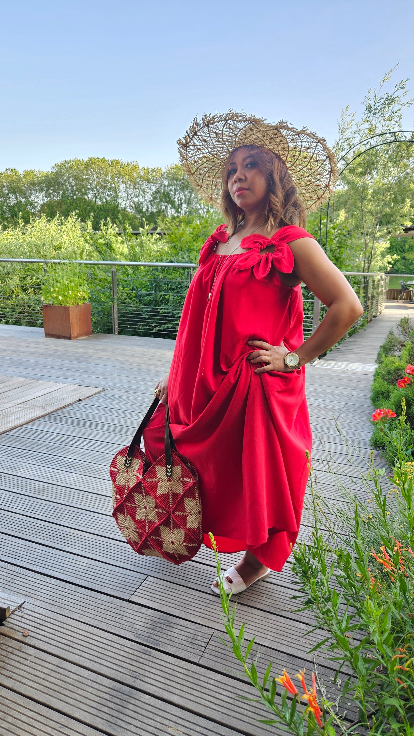 Robe rouge Dalia