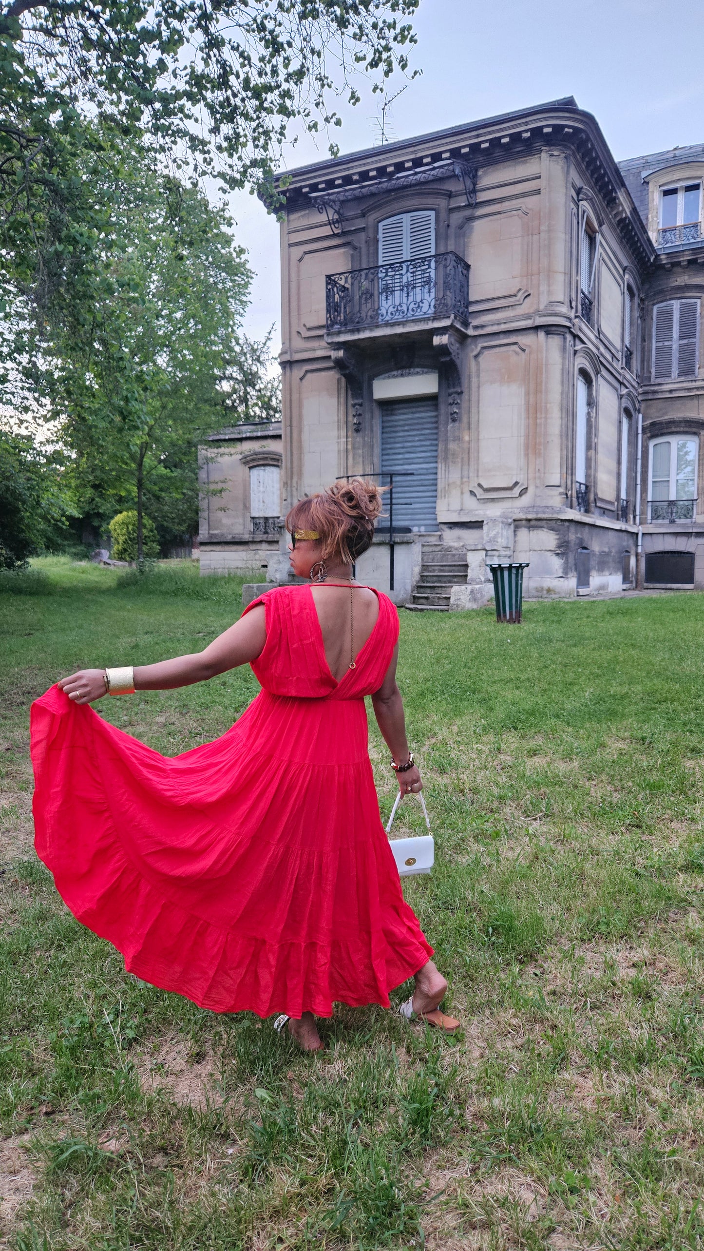 Robe rouge Caroline