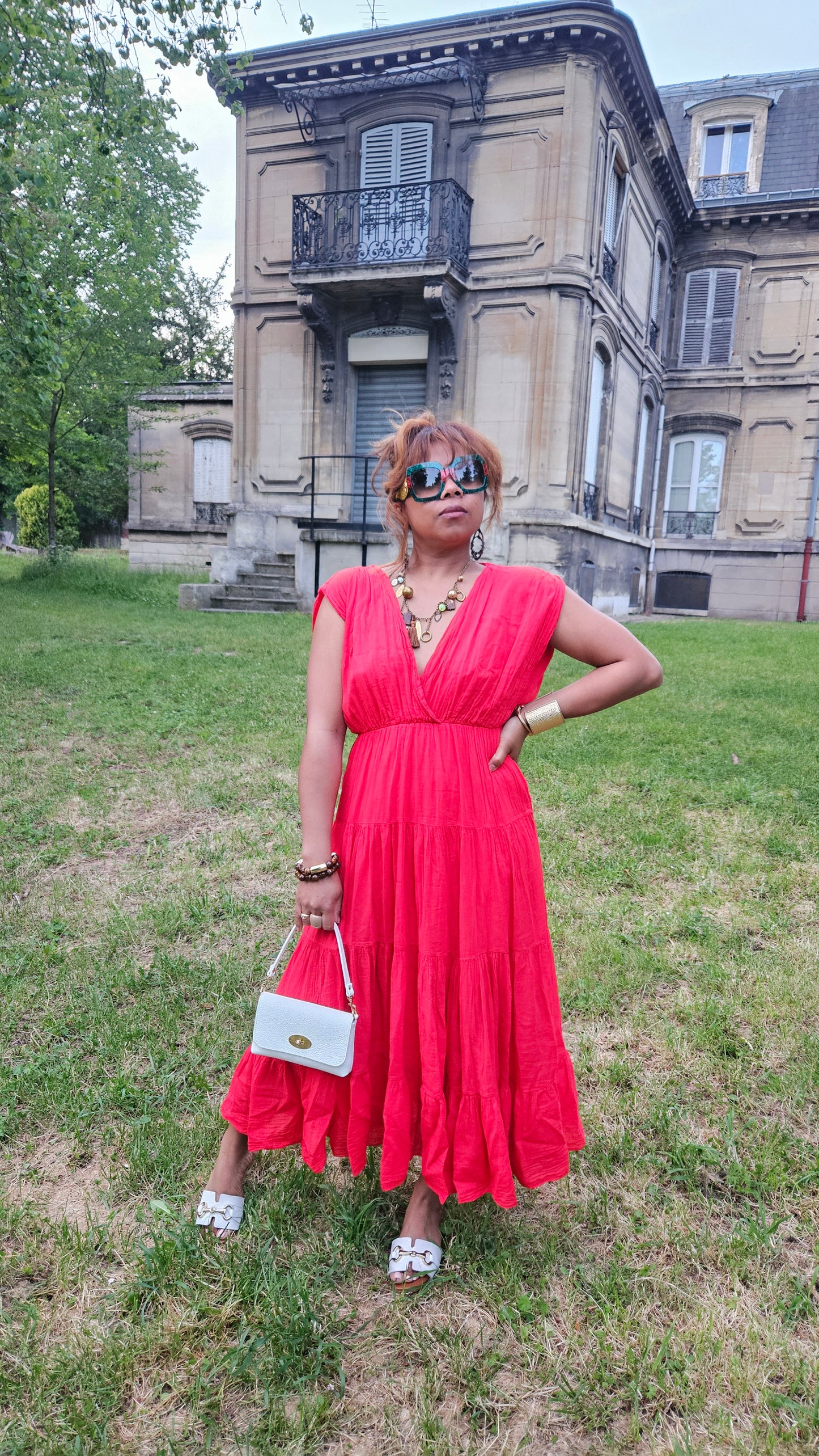 Robe rouge Caroline
