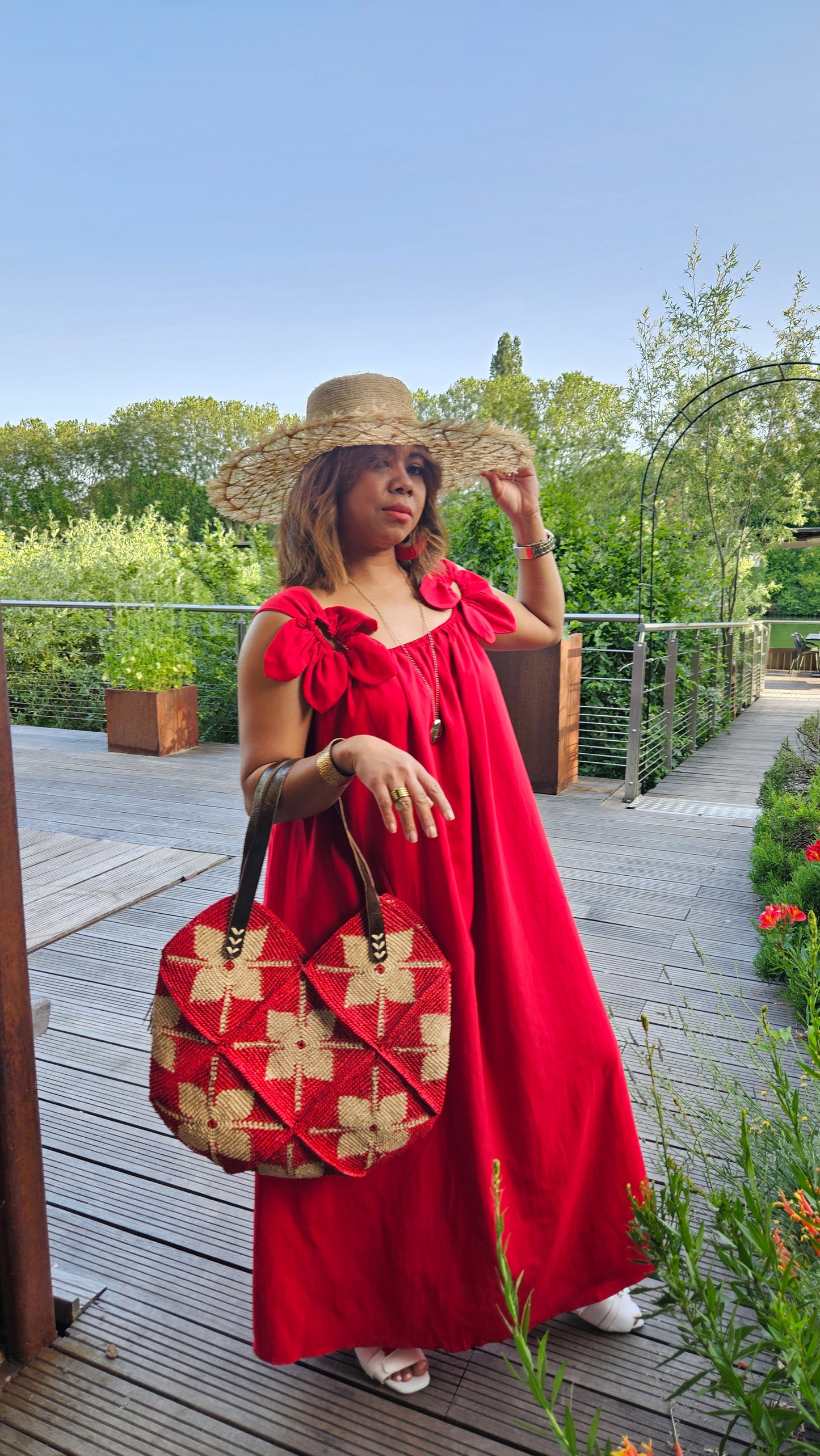 Robe rouge Dalia