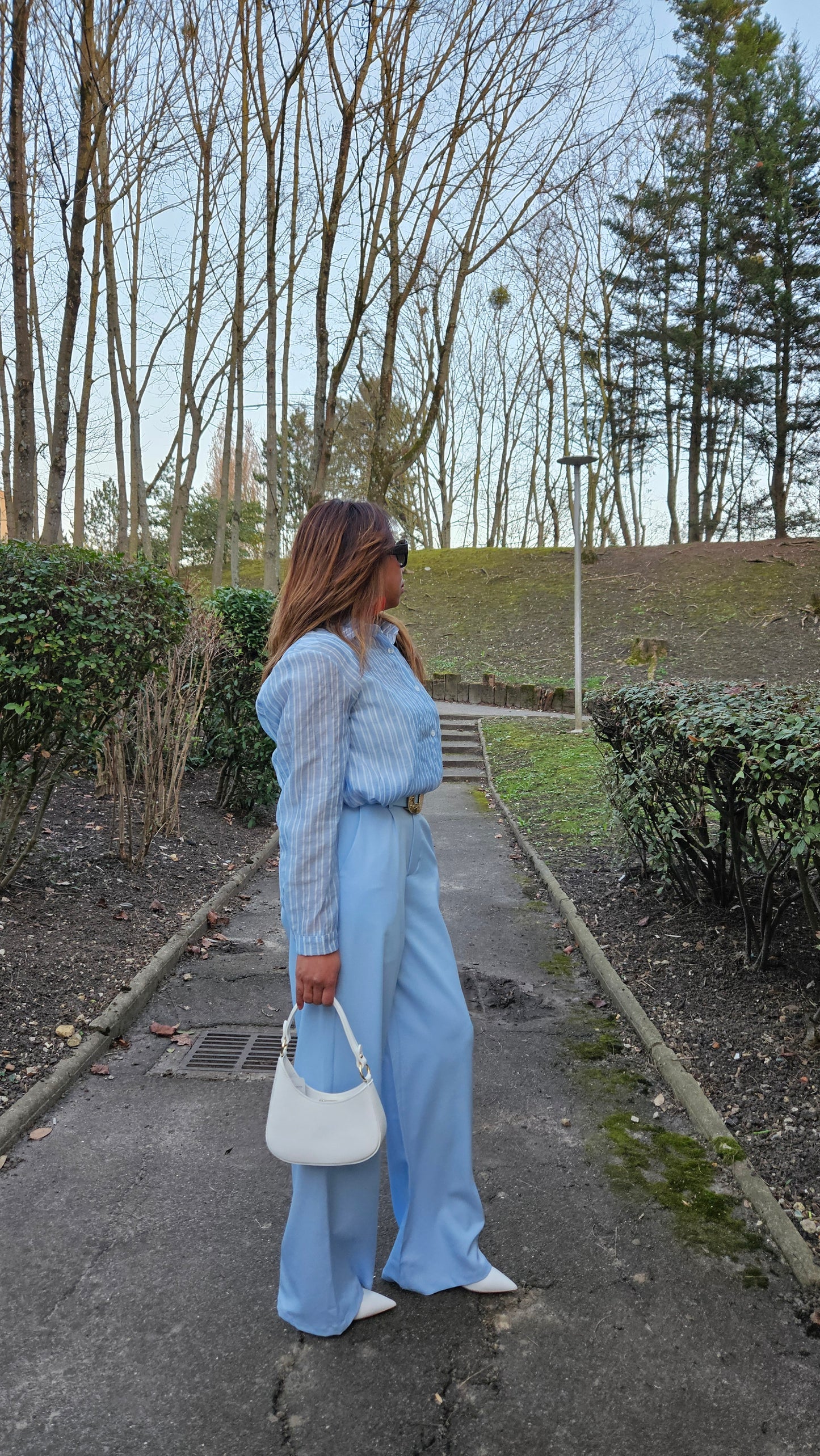 Pantalon bleu ciel Mary