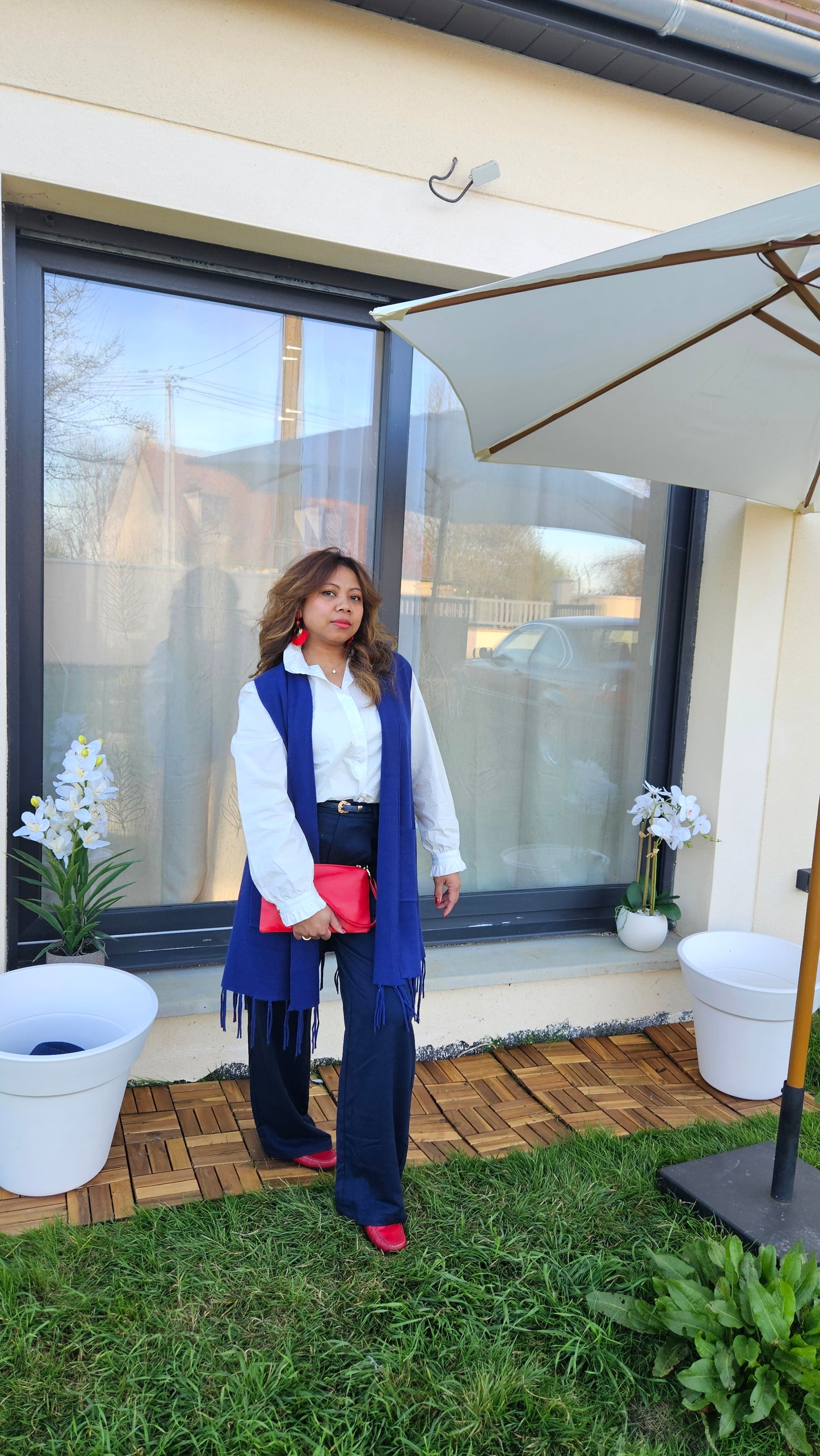 Gilet sans manche en maille Joa