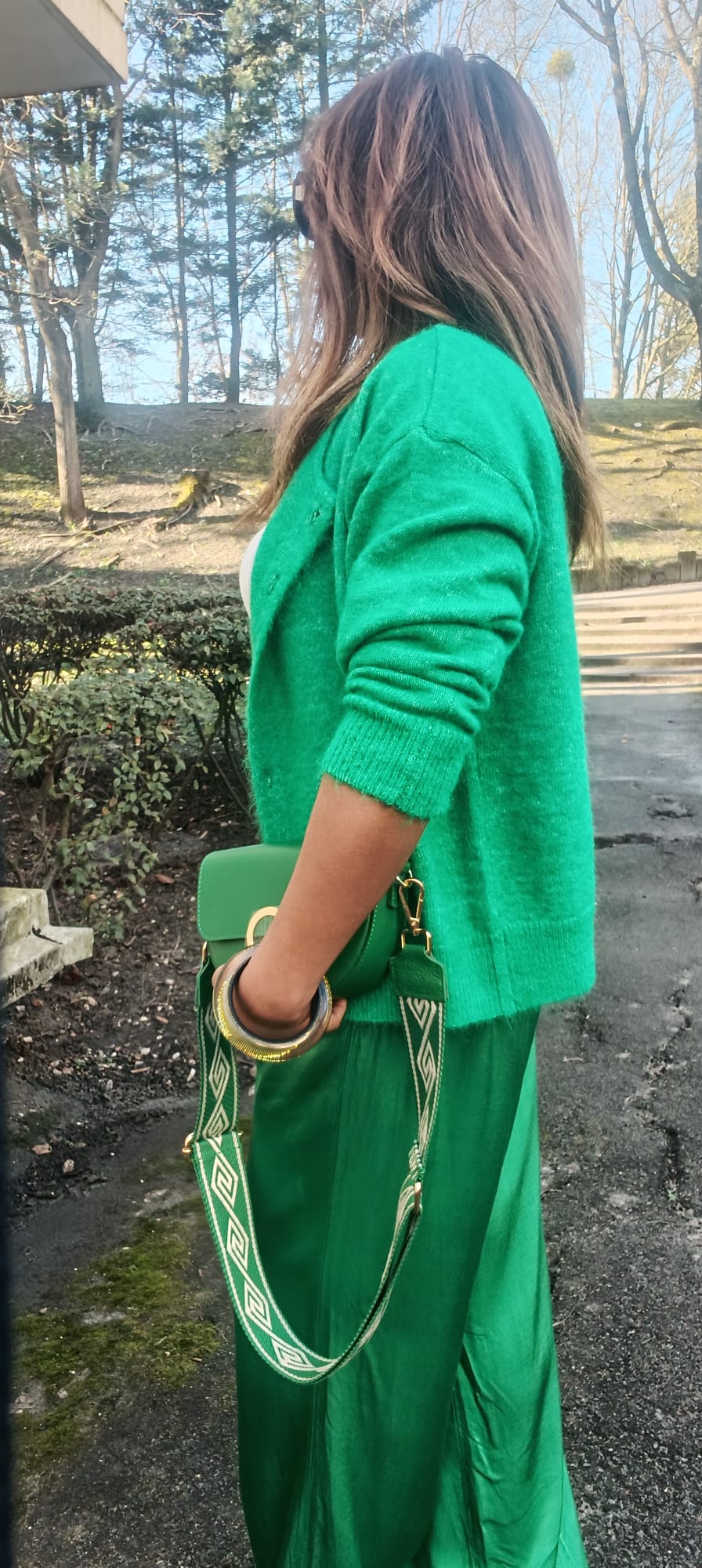 Gilet vert Emi
