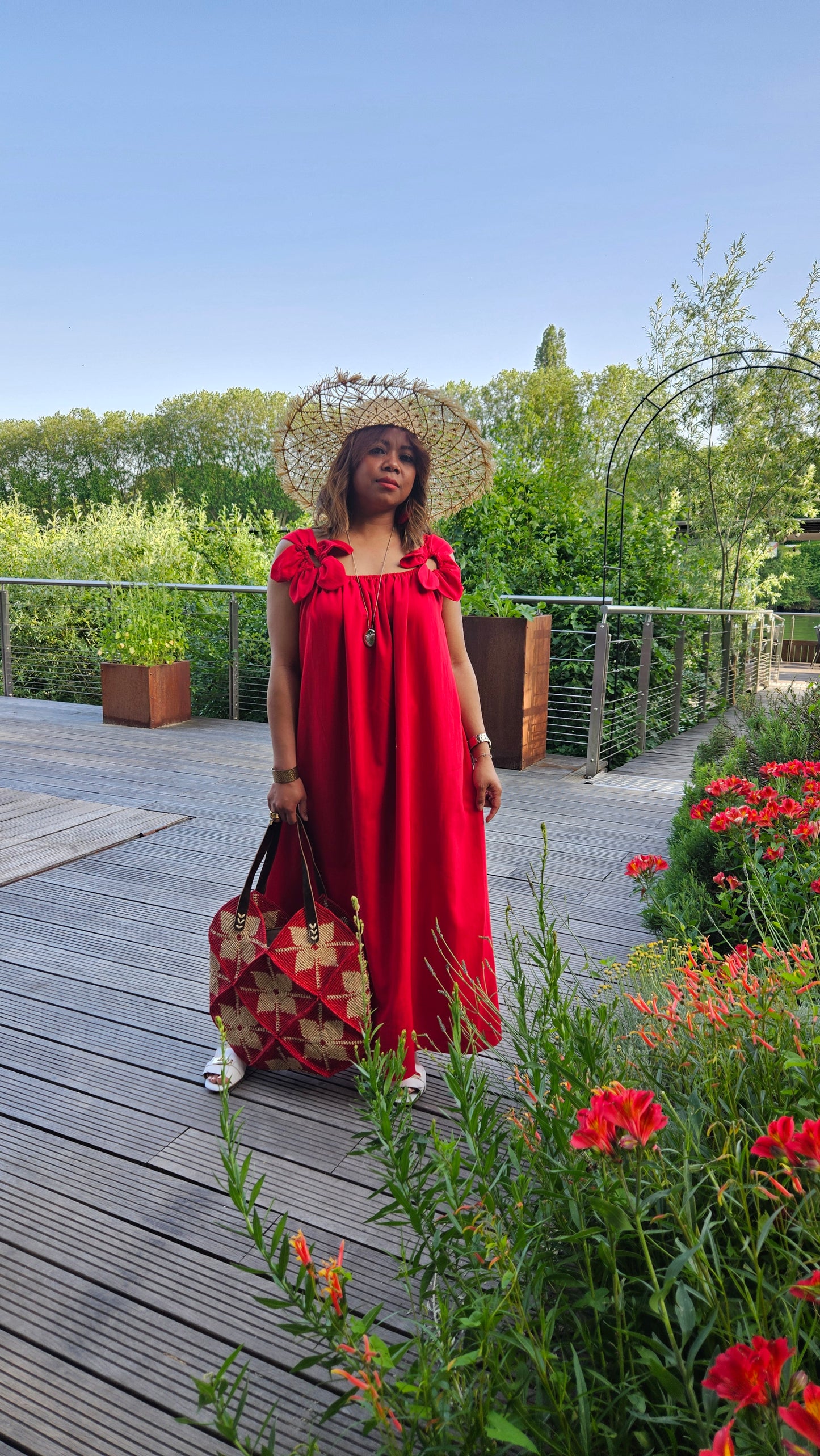 Robe rouge Dalia