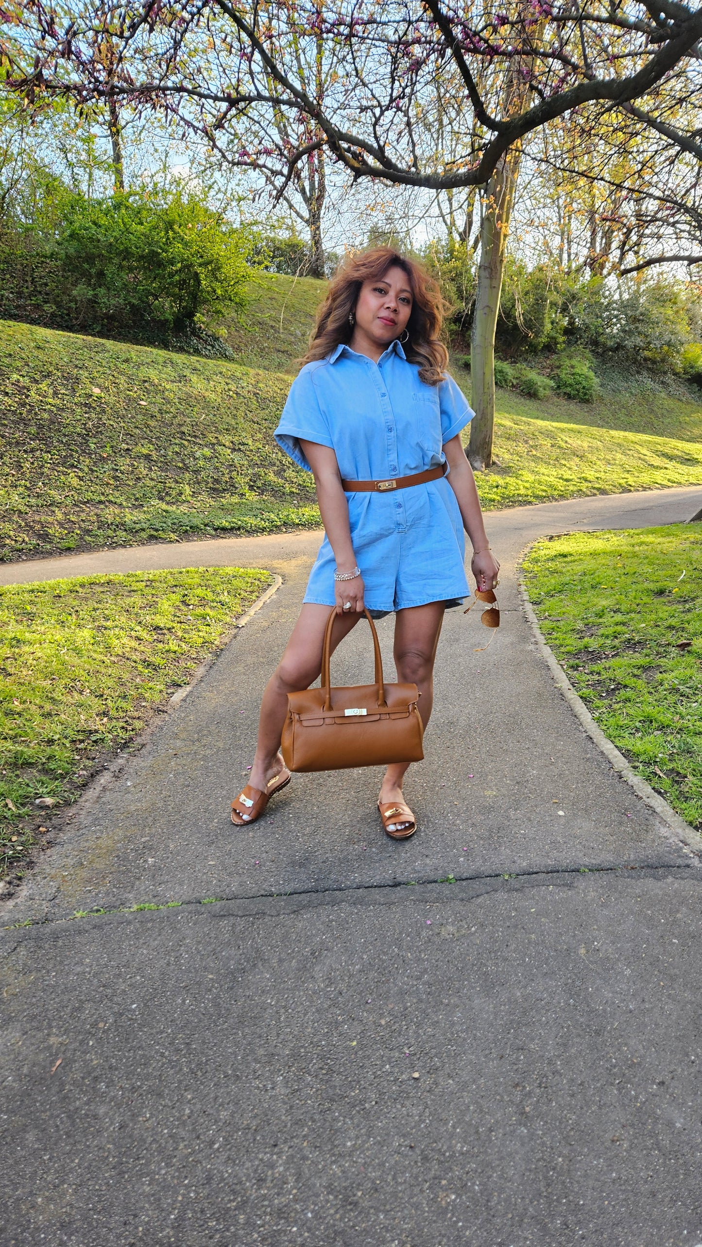 Combishort bleu ciel Joly