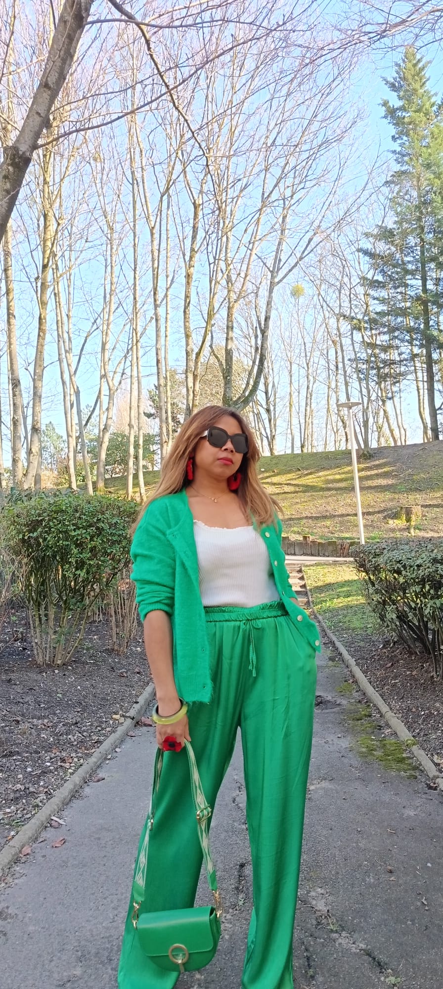 Gilet vert Emi