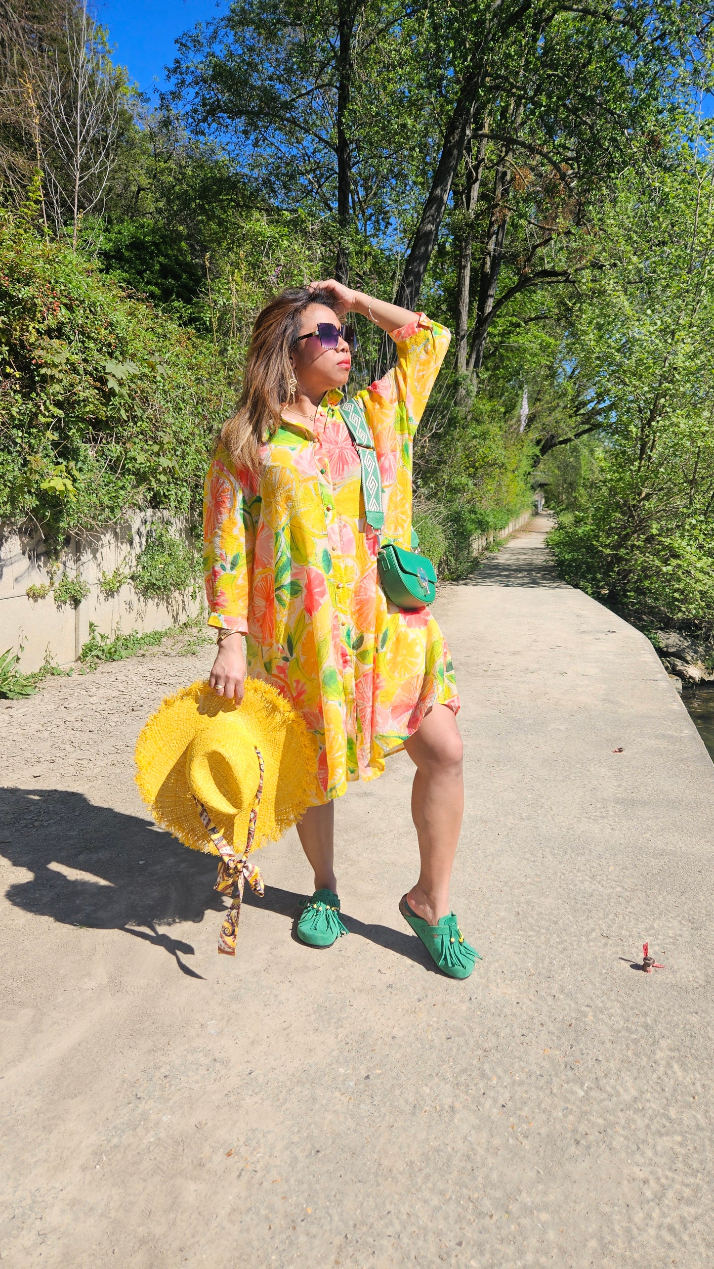 Robe multicolore Falya.
