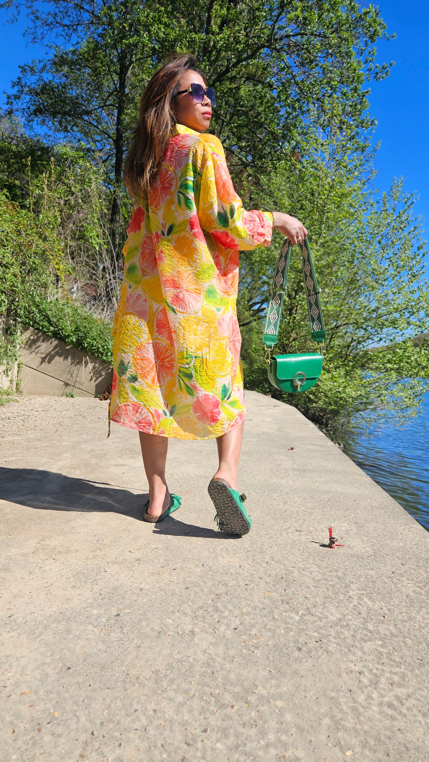 Robe multicolore Falya.