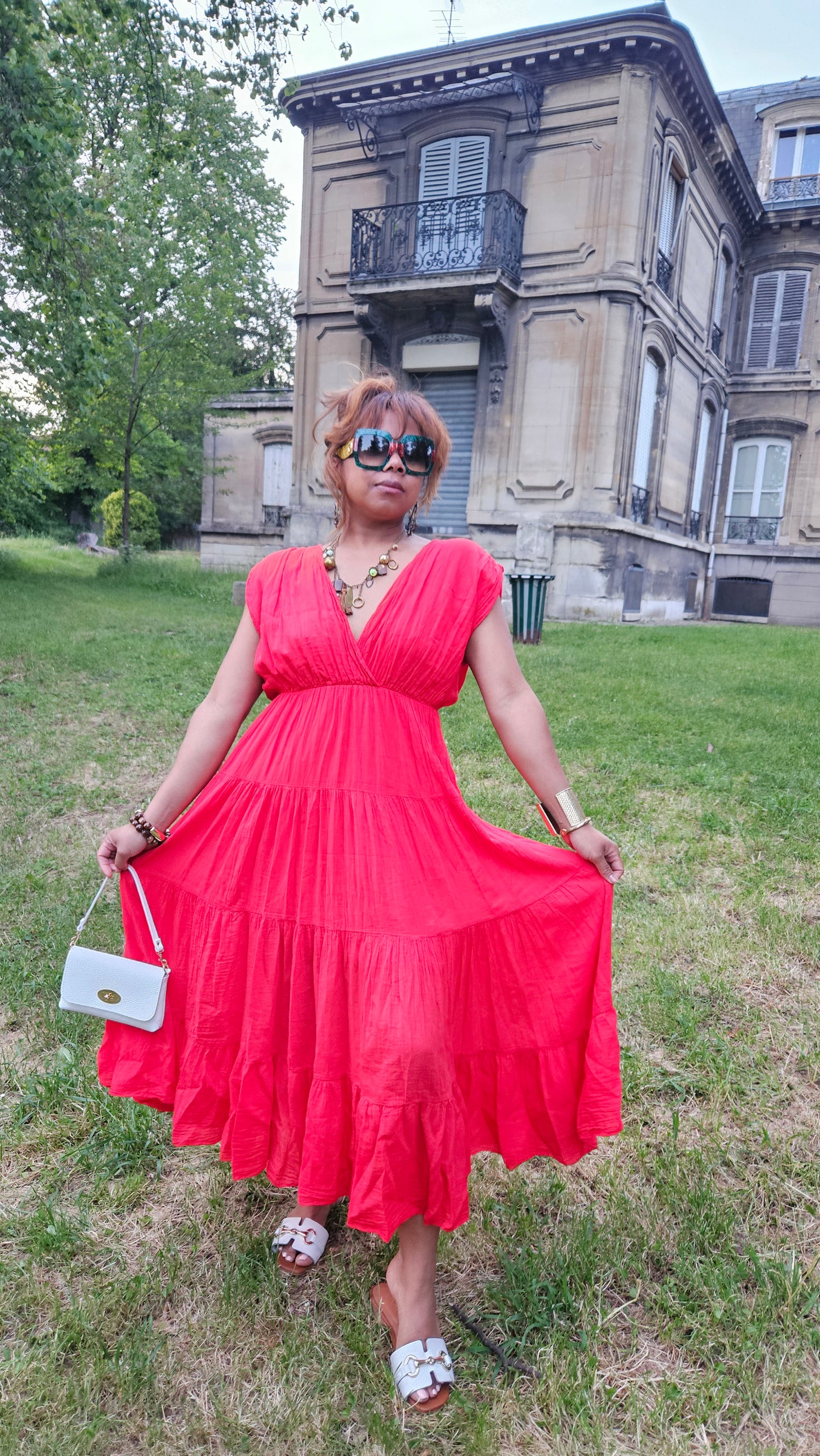 Robe rouge Caroline