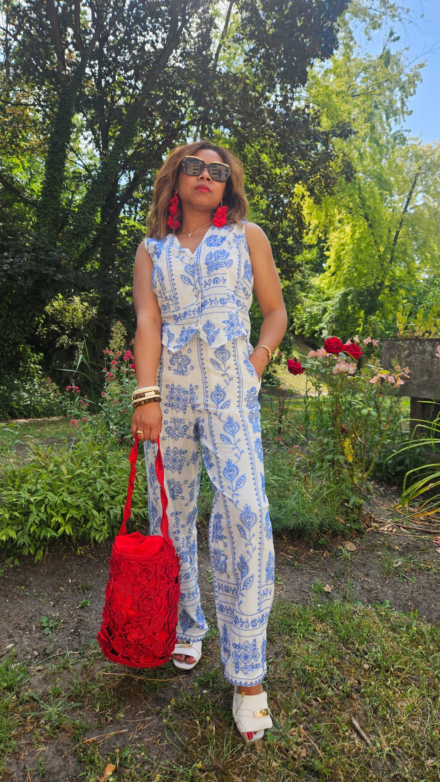 Ensemble broderie Marya