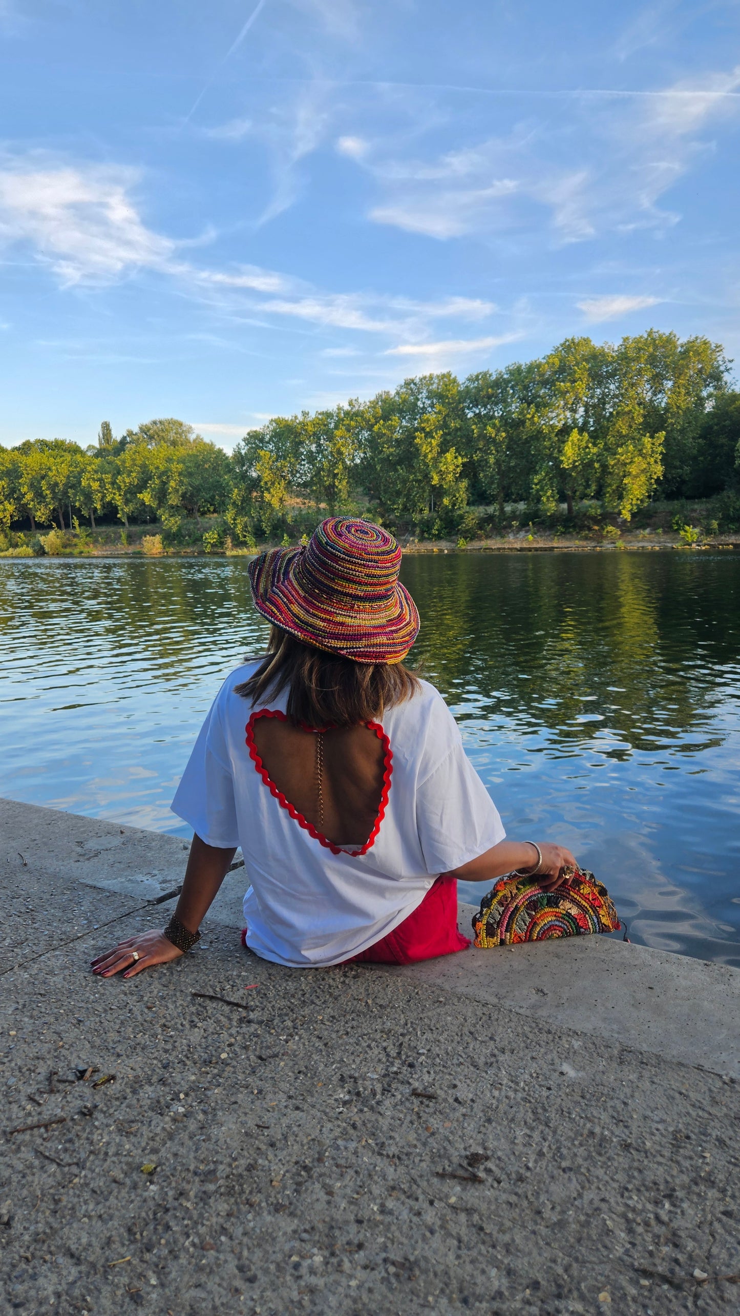 Tee shirt cœur blanc Soso
