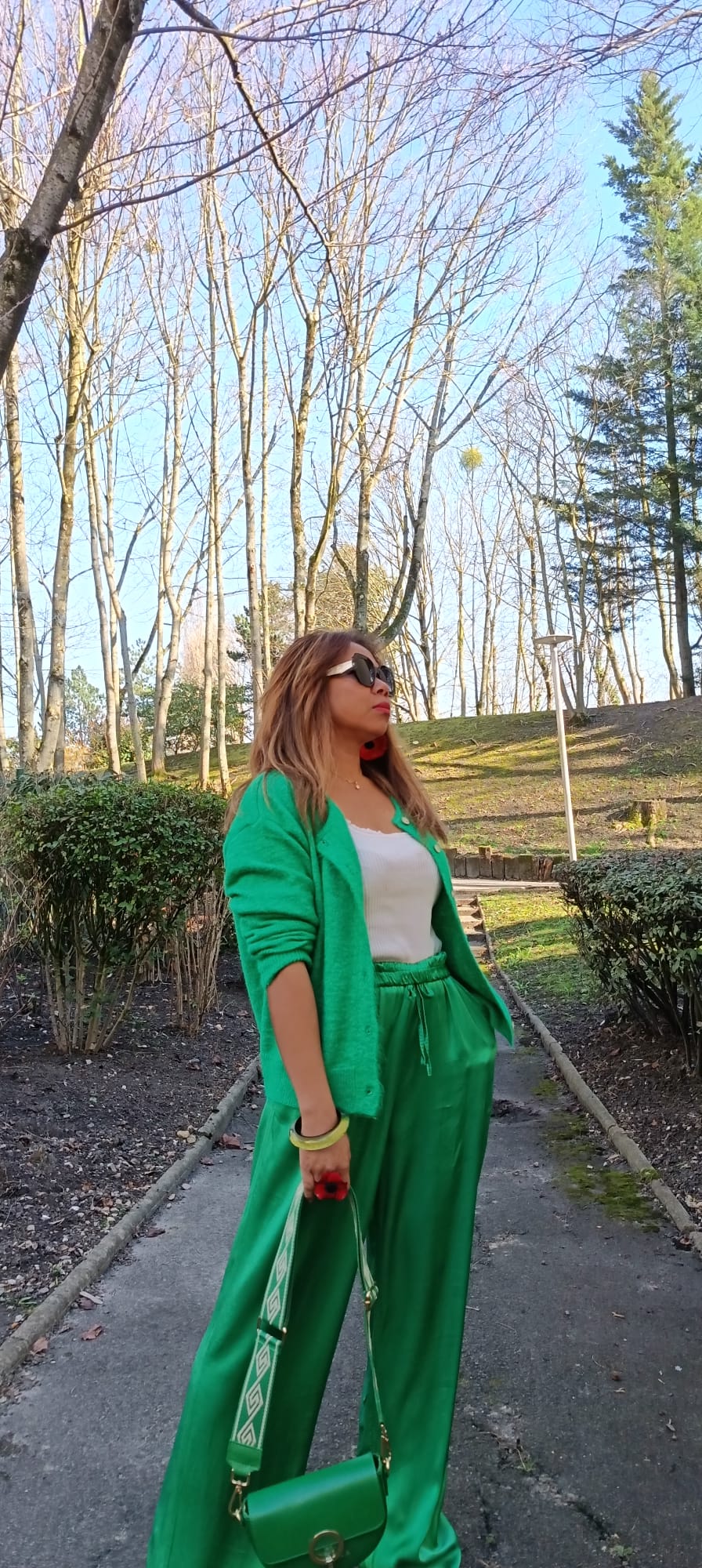 Gilet vert Emi