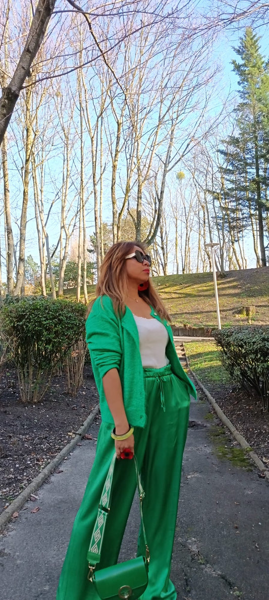 Gilet vert Emi