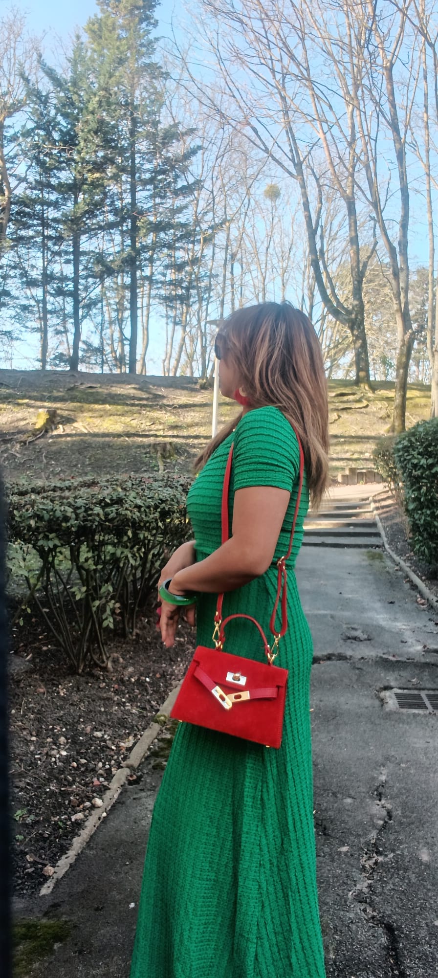 Robe verte Emilie