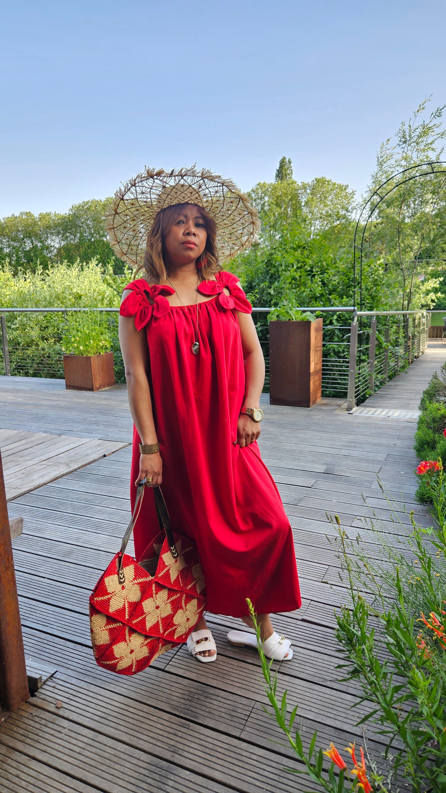 Robe rouge Dalia