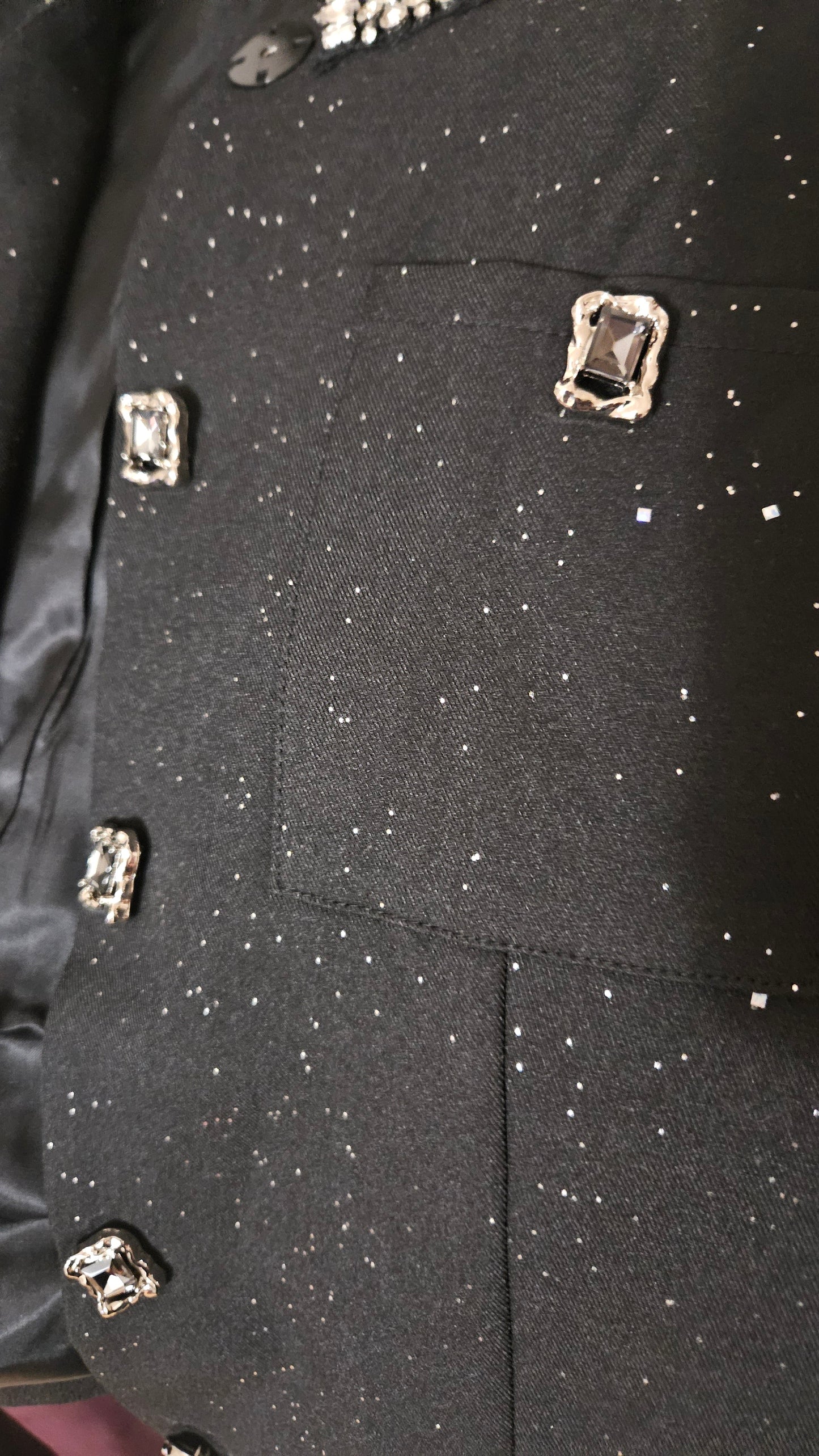 Ensemble noir strass Mirella