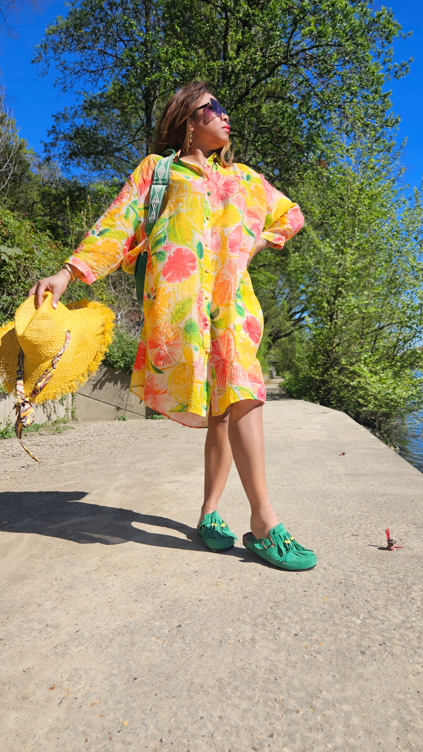 Robe multicolore Falya.