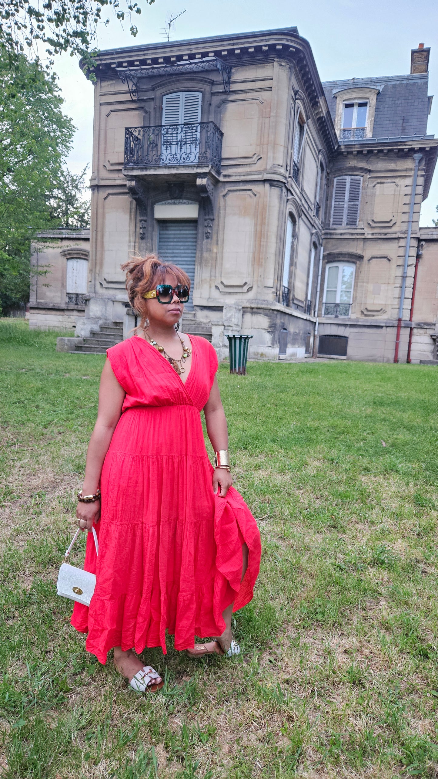 Robe rouge Caroline